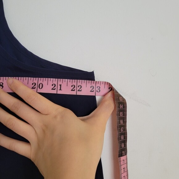 NEW Forever 21 Plus Navy Blue Lightweight Sleeveless Tank Top Size 1X - Picture 6 of 11
